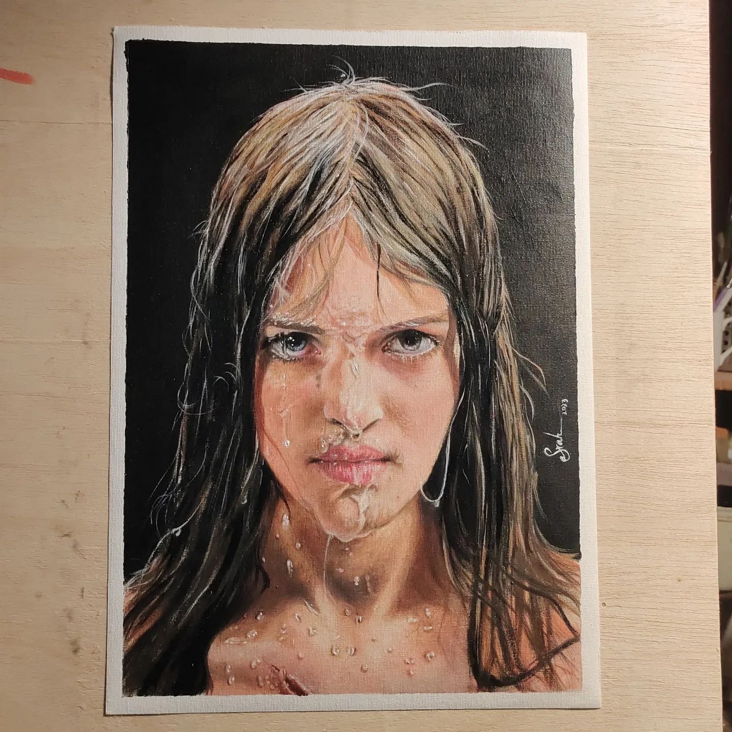 An Devil Girl in Angry Mode